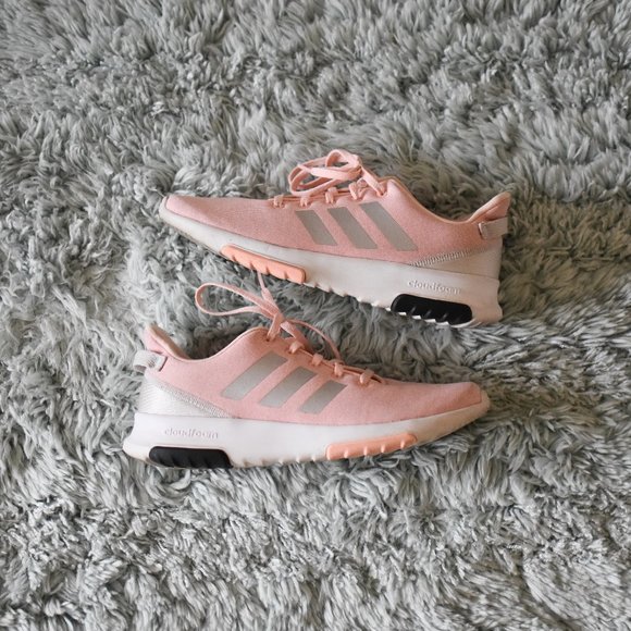 adidas Shoes - Adidas Pink Cloudfoam Shoes